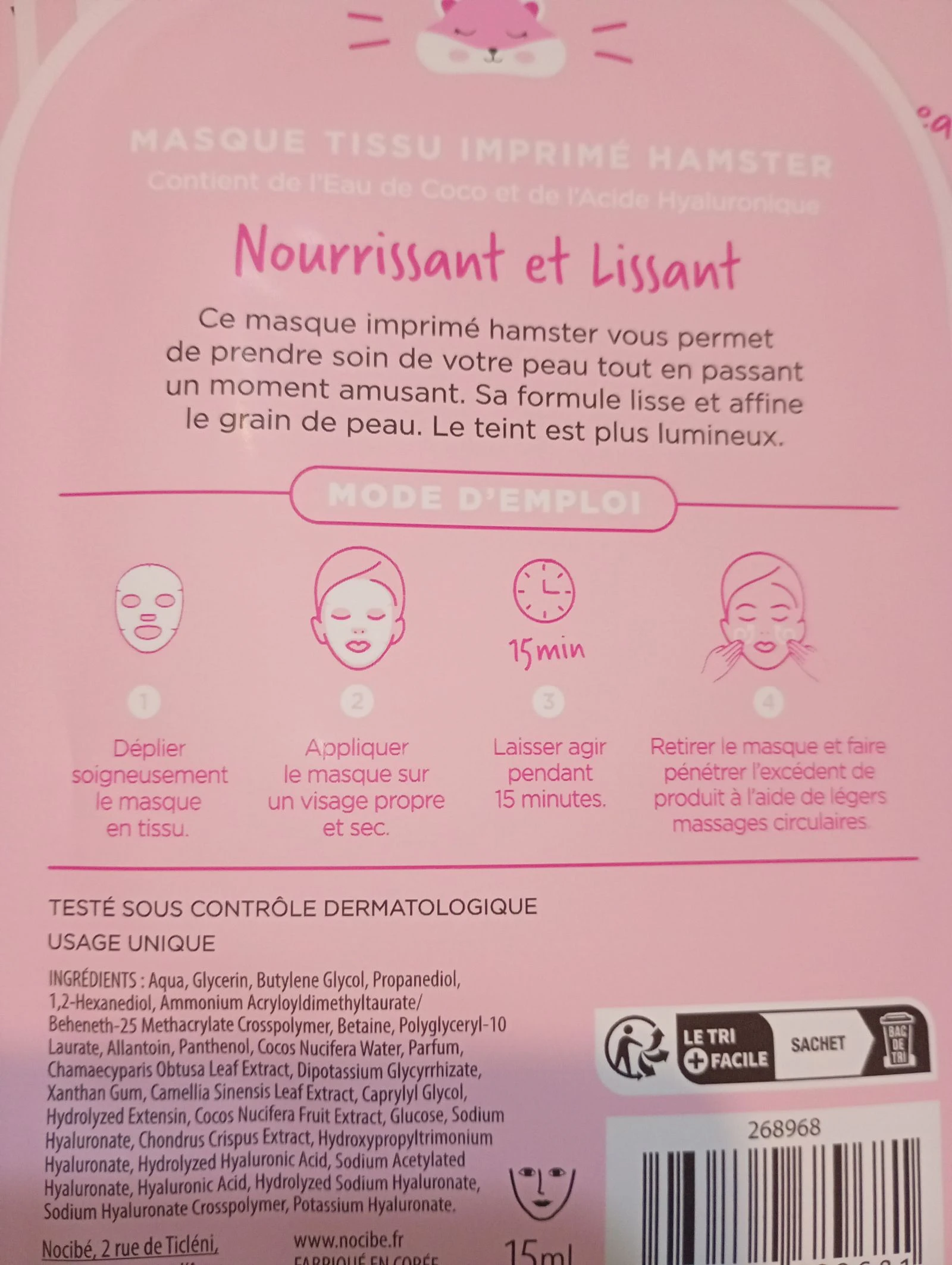 Set van 12 Nocibé-maskers – photo 3